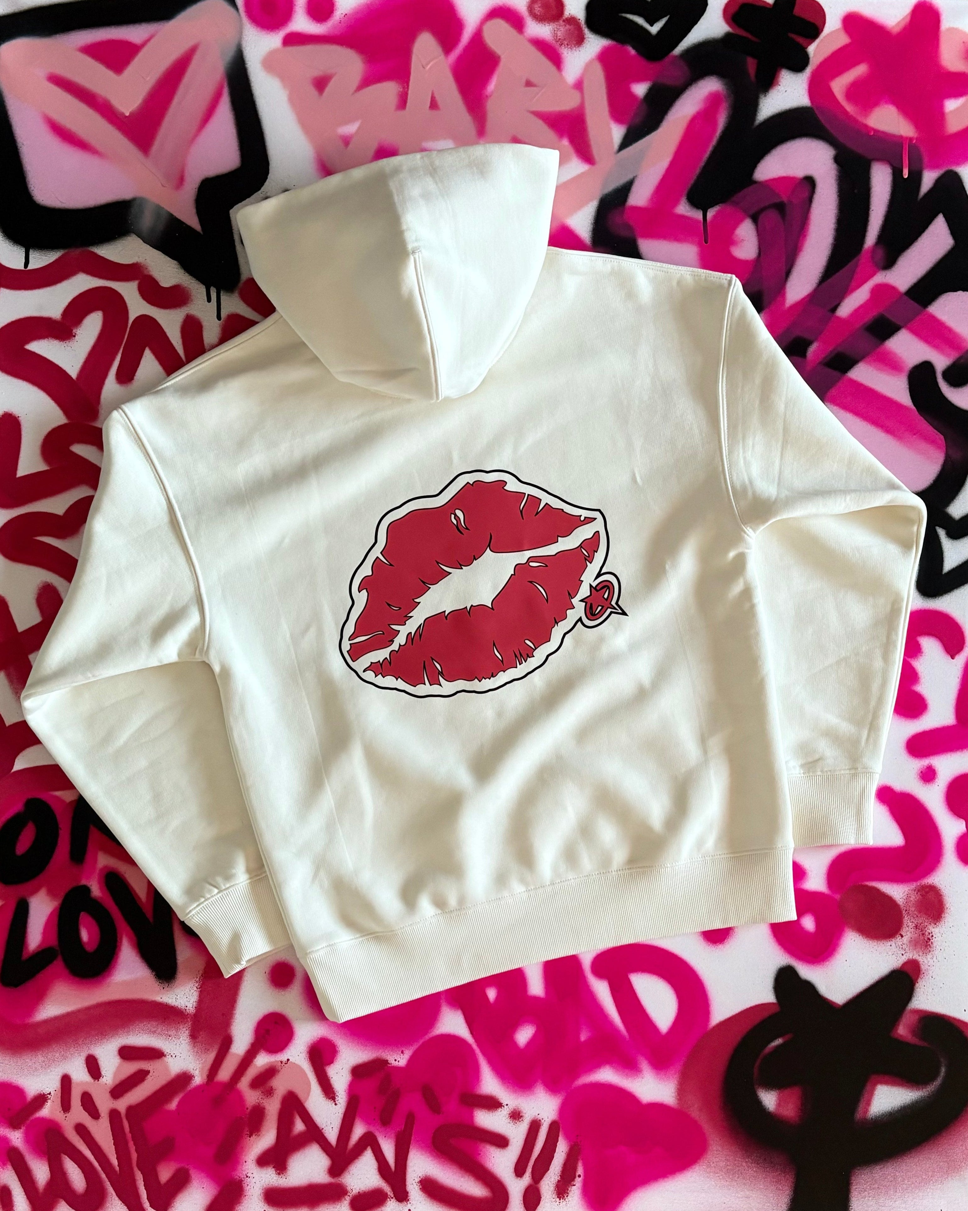 AWS - XO Creamy White HOODIE