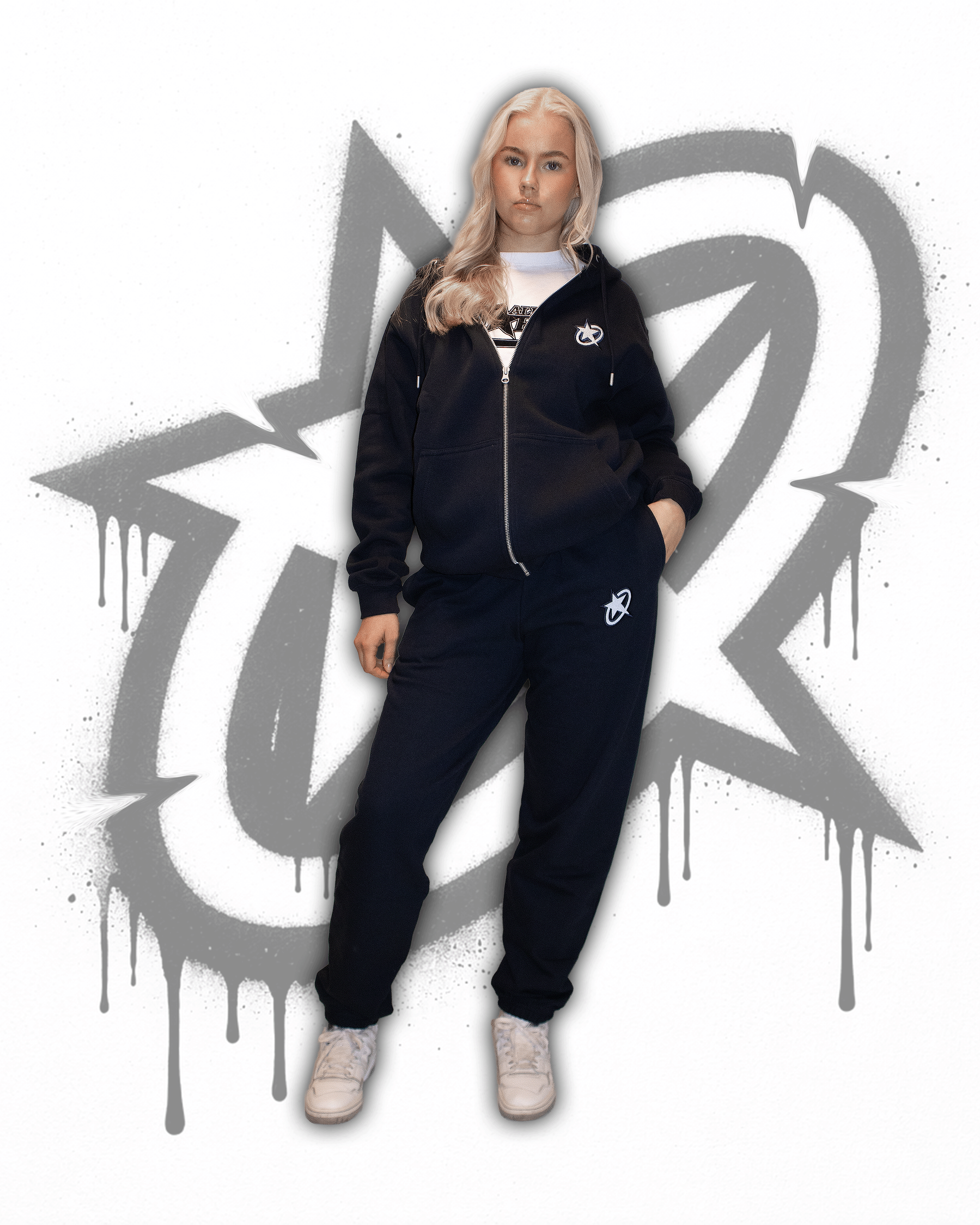 AWS - ZIP HOODIE NAVY/BLUE